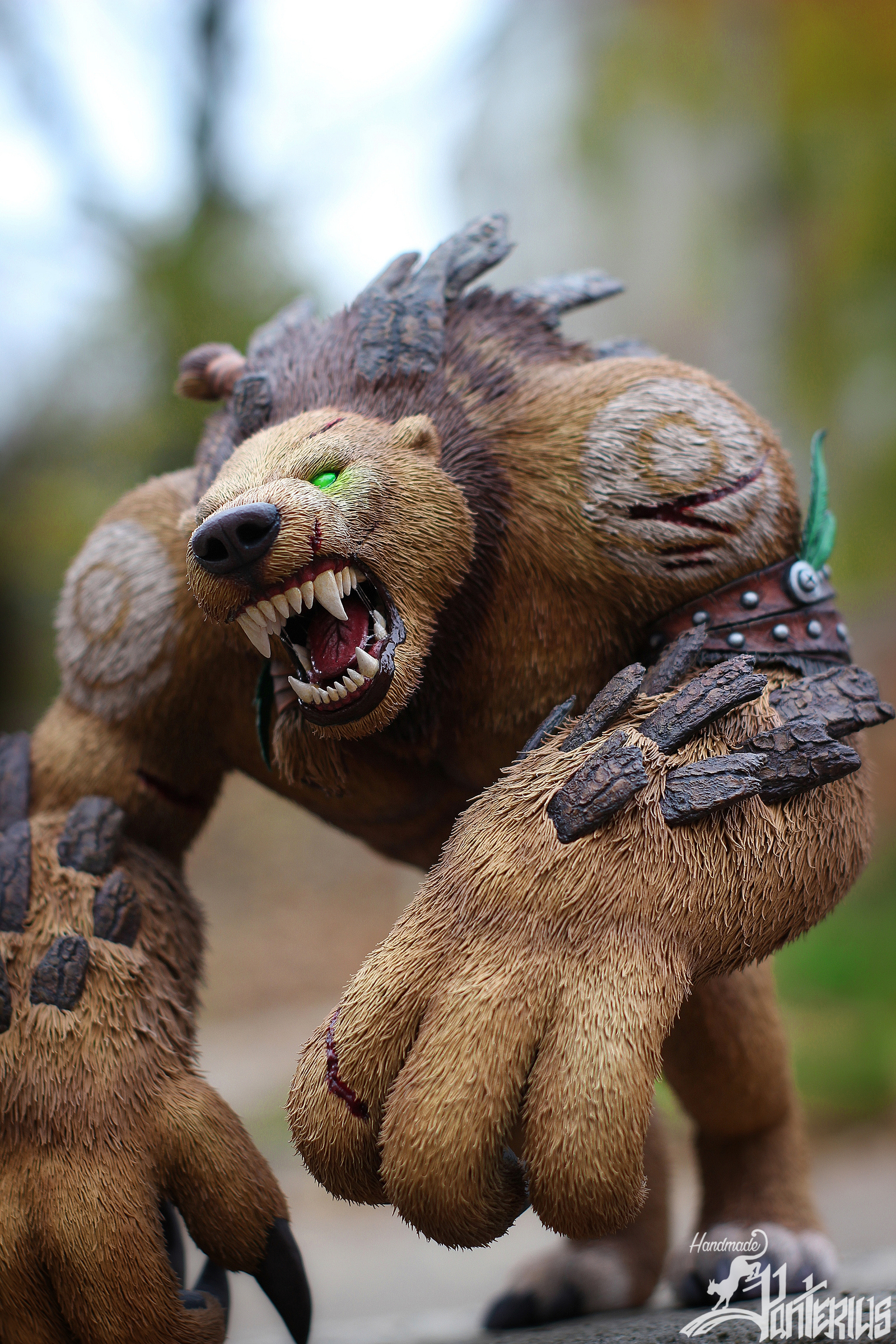 Might of the Grizzled Maw handmade figurine(World of Warcraft) - My, Druid, Wow, World of warcraft, Figurine, Handmade, The Bears, Warcraft, Longpost, Figurines