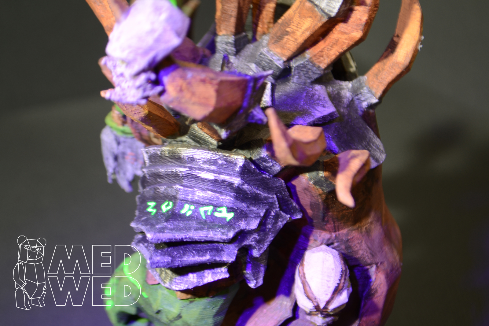 Gul'dan. printing on a 3D printer - My, , 3D печать, Longpost, World of warcraft, , Guldan