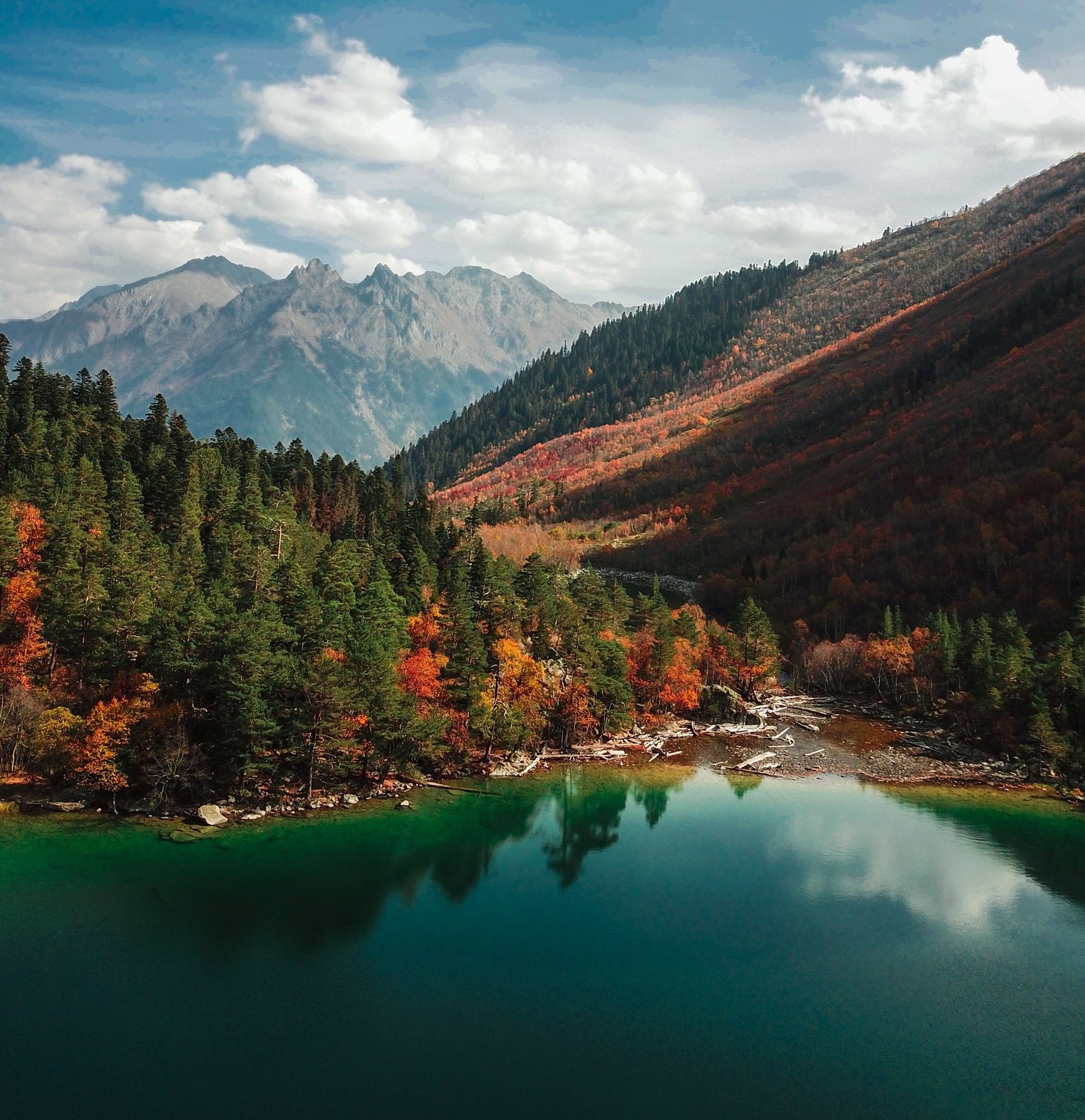 Осенний Домбай Фотографии