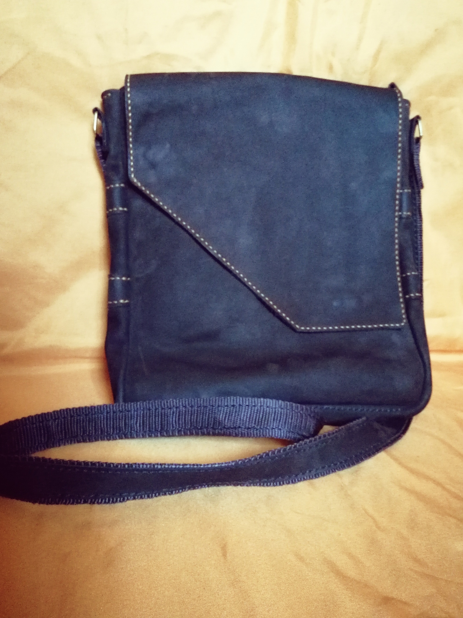 Men's leather bag. - My, , Сумка, Leather products, With your own hands, Handmade, Longpost