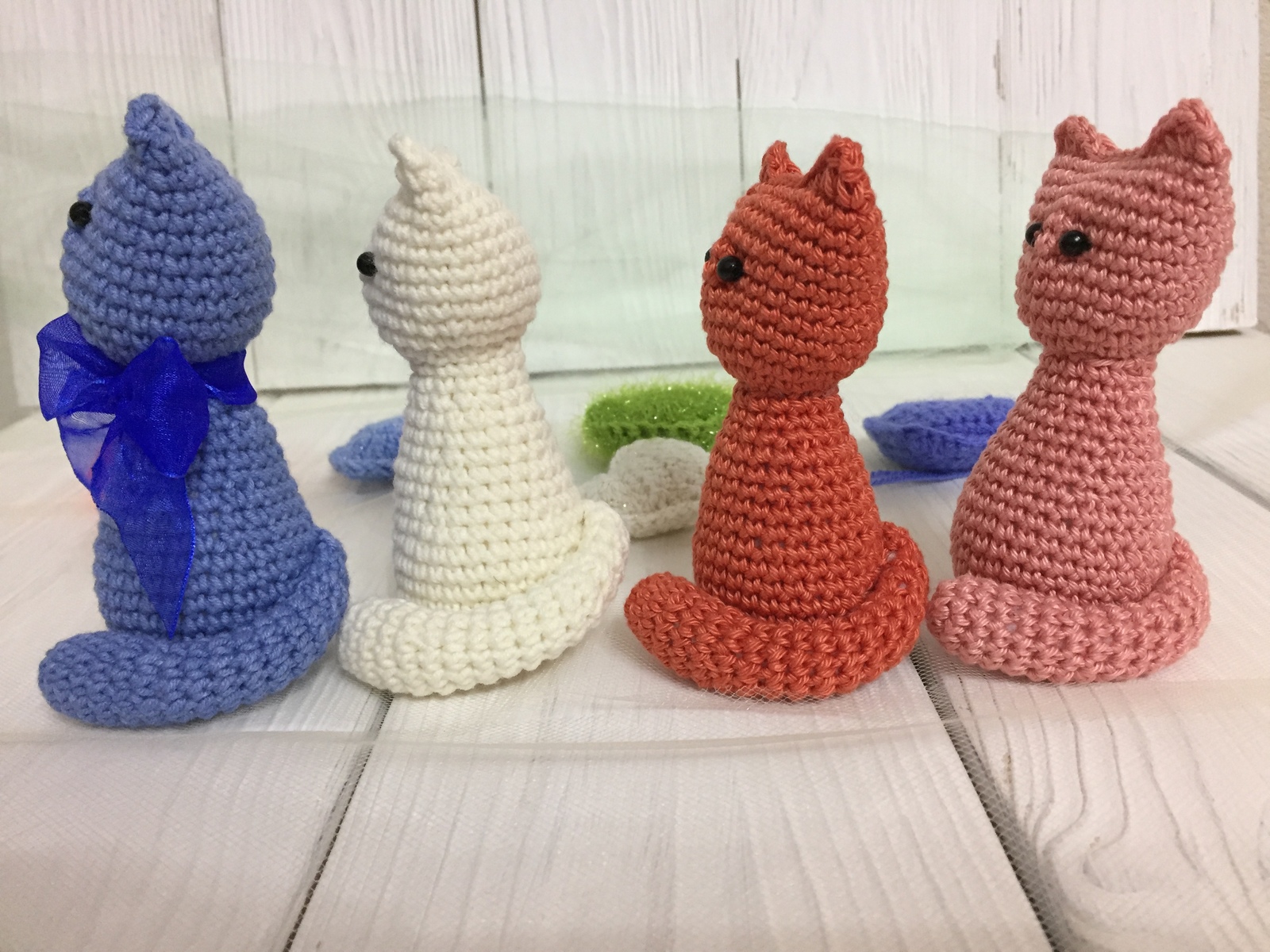 cat farm - My, Amigurumi, Crochet, With your own hands, Needlework without process, Longpost