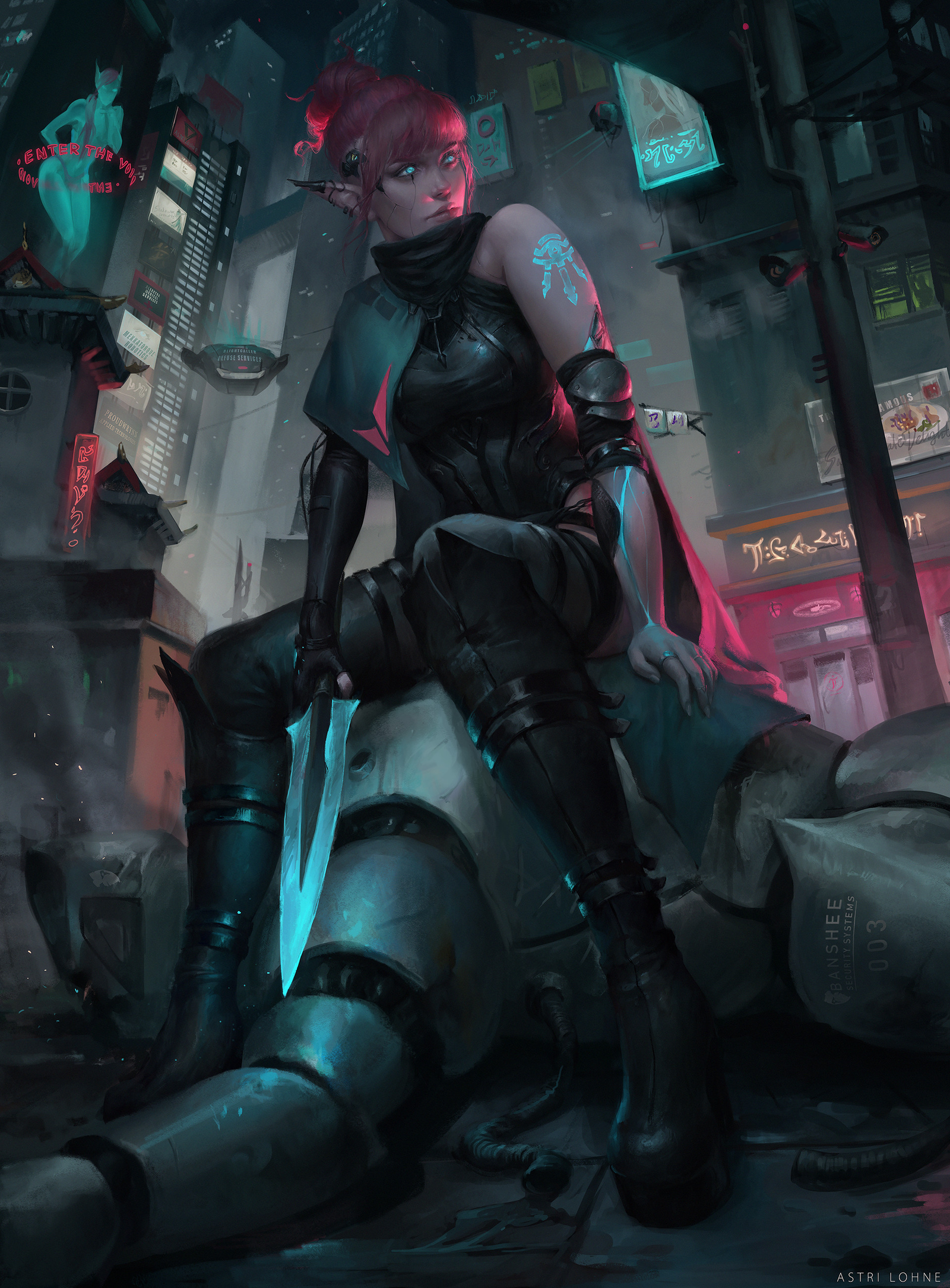 Azeroth 2077 - Art, Warcraft, Cyberpunk, Astri-Lohne