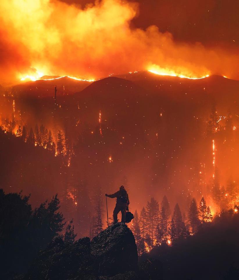 real superhero - Fire, California, The photo, Firefighters