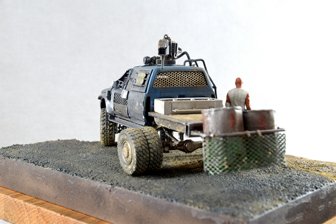 Miniature based on the movie Mad Max (Mad Max) - Crazy Max, Diorama, Miniature, Car modeling, Longpost