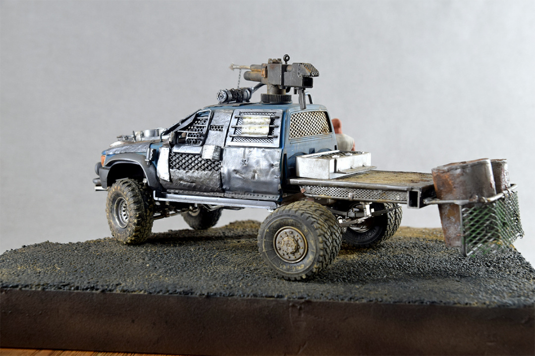 Miniature based on the movie Mad Max (Mad Max) - Crazy Max, Diorama, Miniature, Car modeling, Longpost