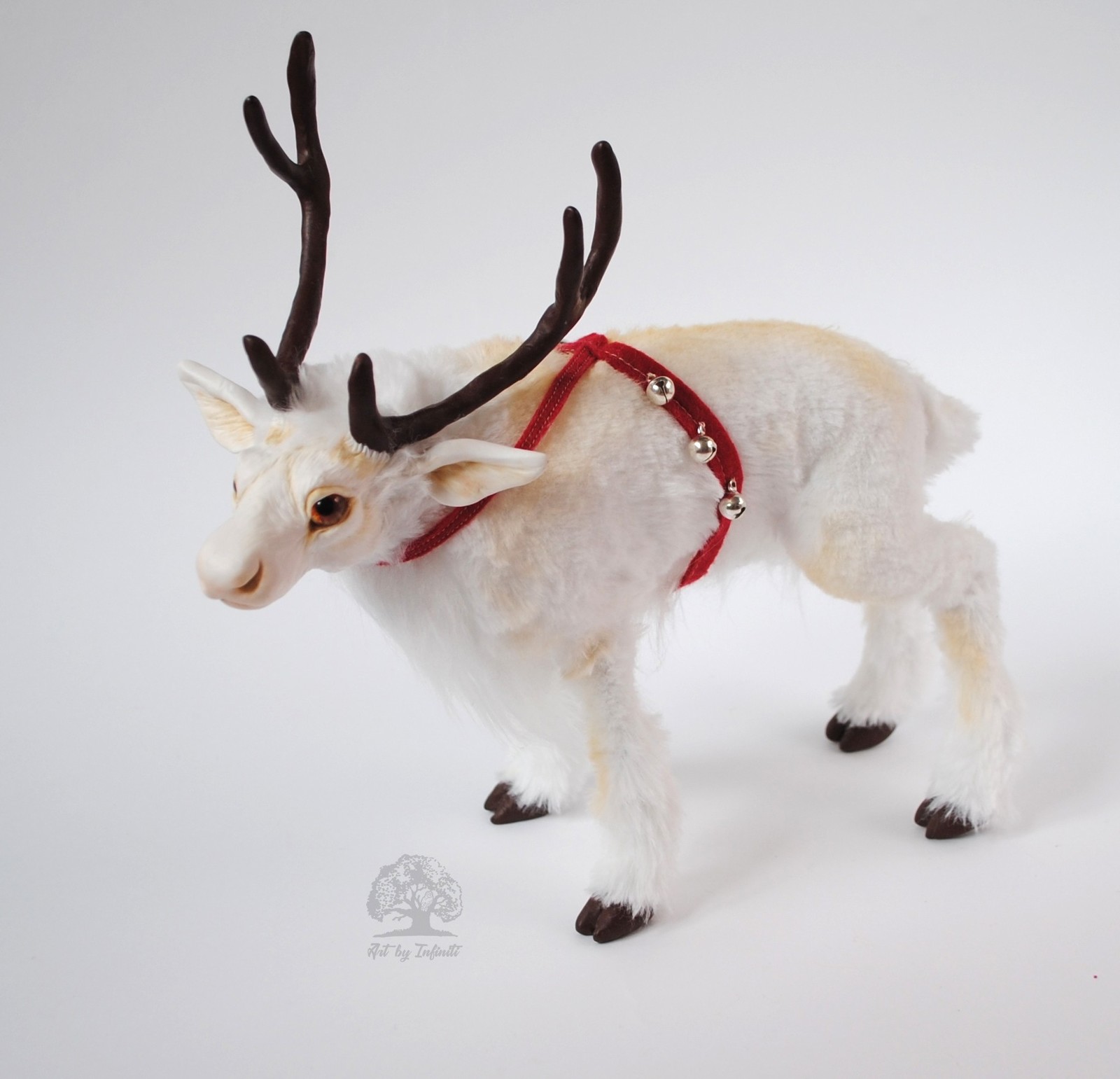 Deer - My, Deer, New Year, Polymer clay, Author's toy, Sculpture, Handmade, Exclusive, Longpost, Deer