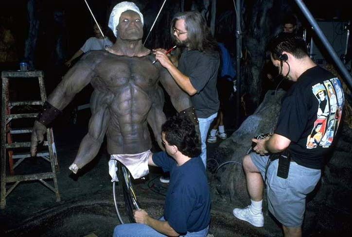 Photos from the filming of the movie Mortal Kombat 1995 - Movies, Mortal Kombat, Christopher Lambert, Cary-Hiroyuki Tagawa, Interesting, Longpost, Mortal kombat