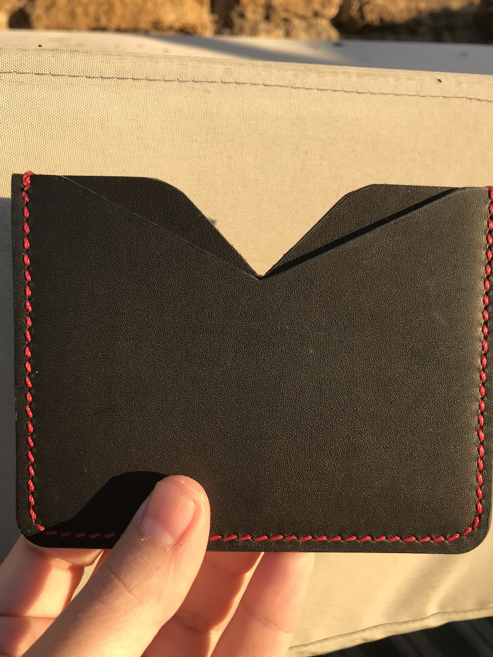 Case for auto documents made of genuine leather - Natural leather, Handmade, Hand seam, Documentation, Auto, , Longpost