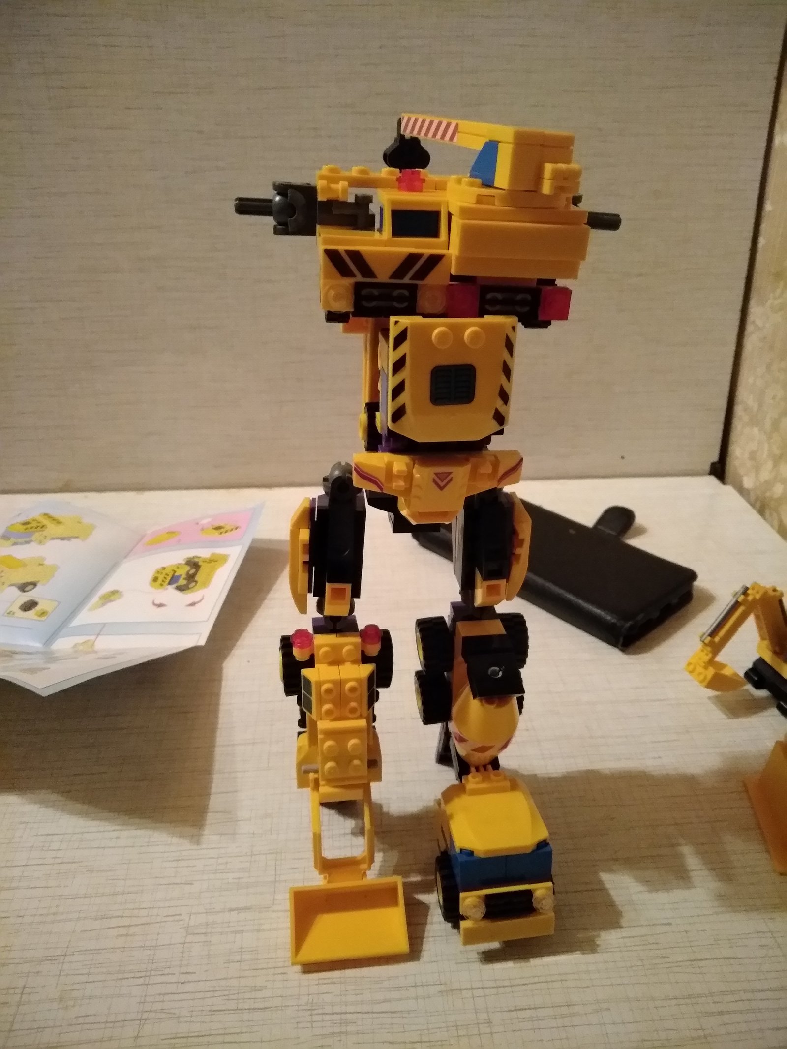 Robot Transformer God of War - My, Analogue, Lego, Constructor, Transformers, Longpost