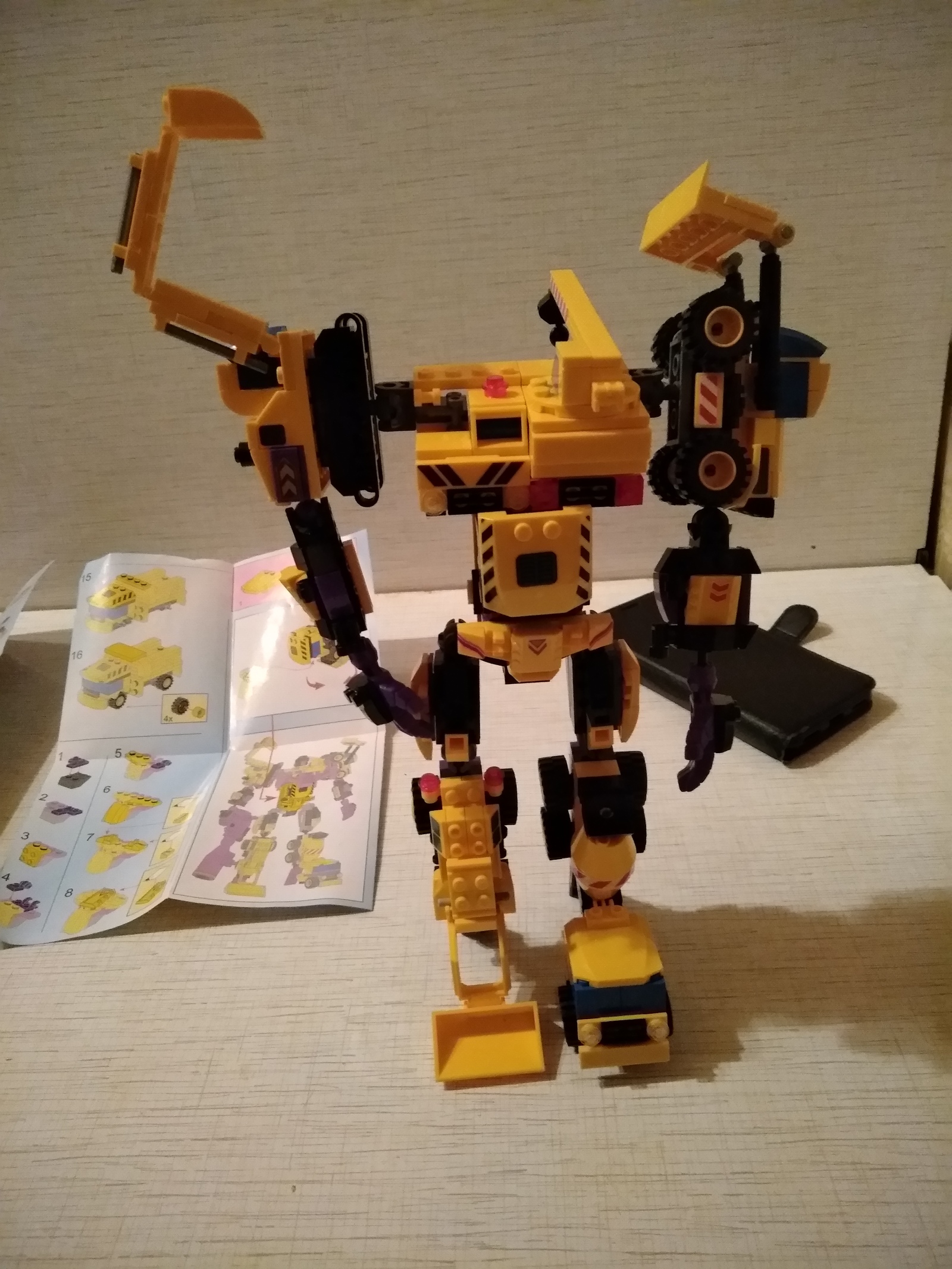 Robot Transformer God of War - My, Analogue, Lego, Constructor, Transformers, Longpost