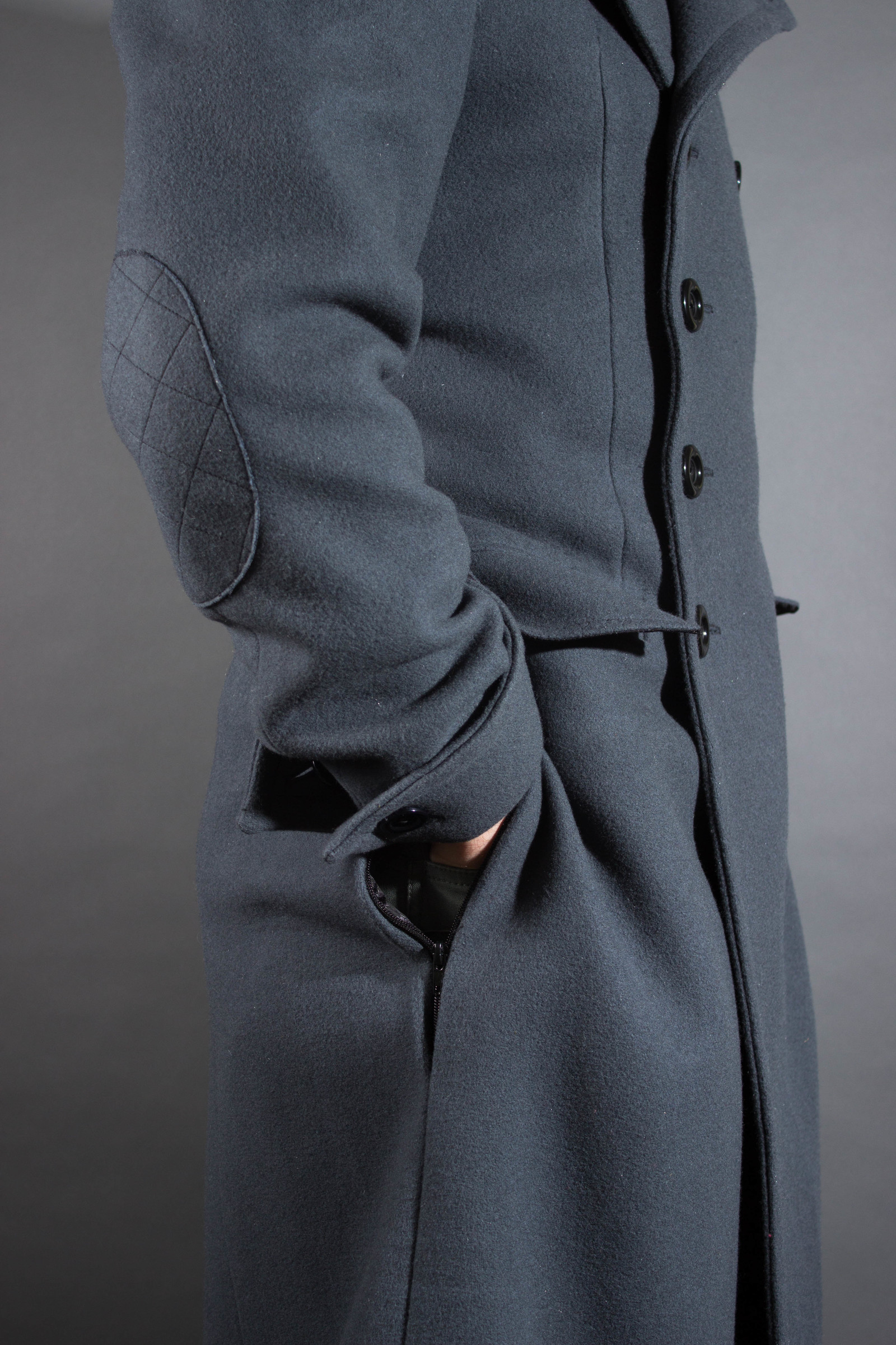 Gray overcoat - My, Scaffold, Longpost, Needlework without process, Mens clothing, Cloth, Costume, Coat, Overcoat