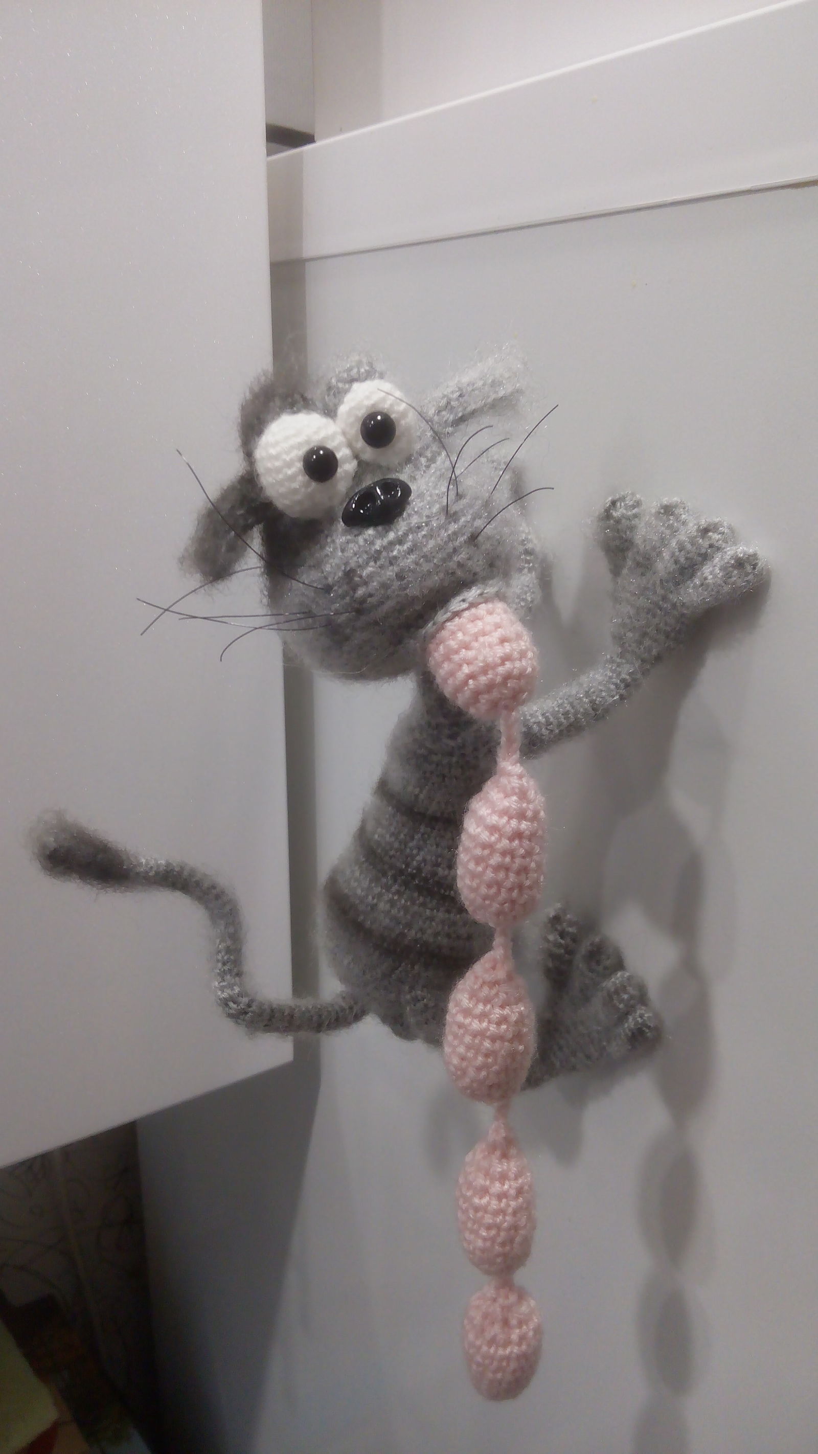 The cat is a thief. - Knitting, Catomafia, Needlework, cat