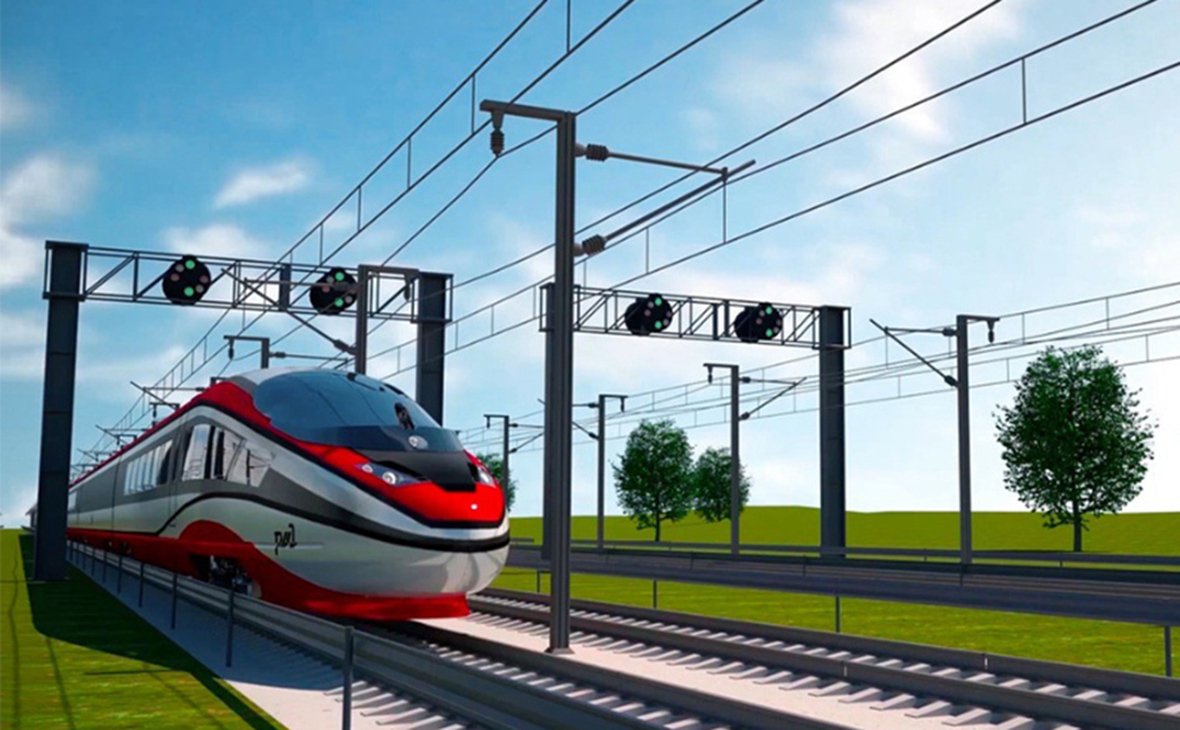 RZD developed the concept of the first Russian high-speed train - Russian Railways, A train, Concept, Moscow, Kazan, Longpost