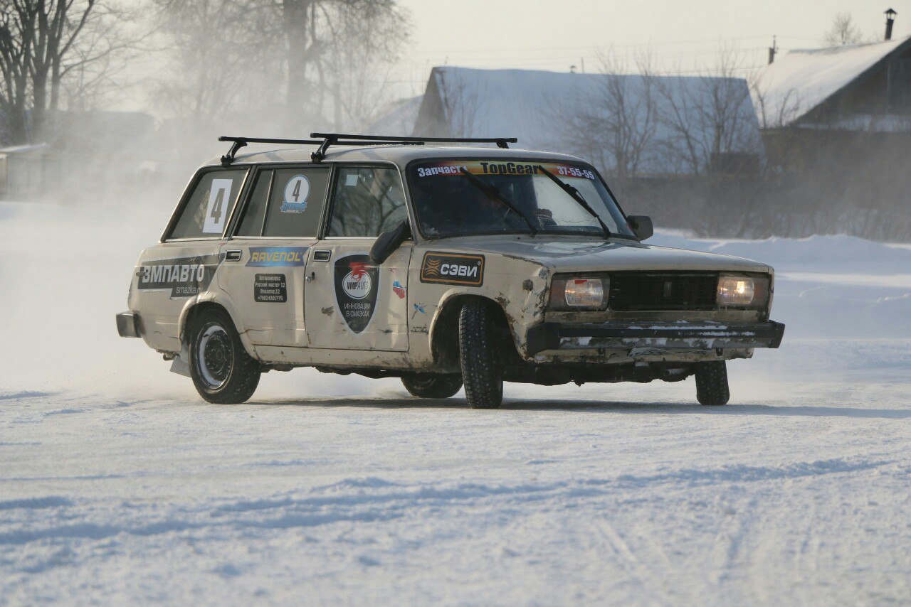 Amateur winter motorsport and Zhiguli - My, Drift, Zhiguli, Race, Автоспорт, Video, Longpost