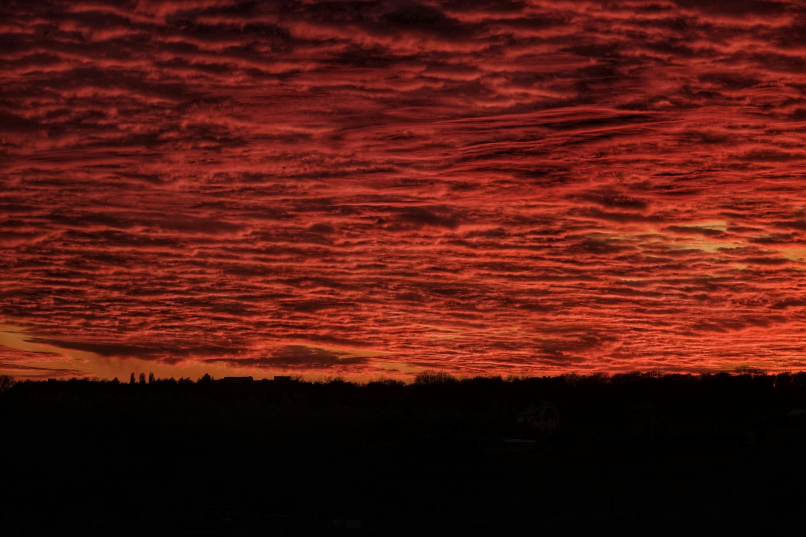 autumn apocalypse - My, Sunset, Town, Rostov-on-Don, Longpost