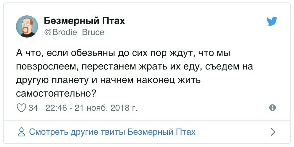 Обезьяны жду - Обезьяна, Планета обезьян, Люди, Эволюция, Twitter, Скриншот