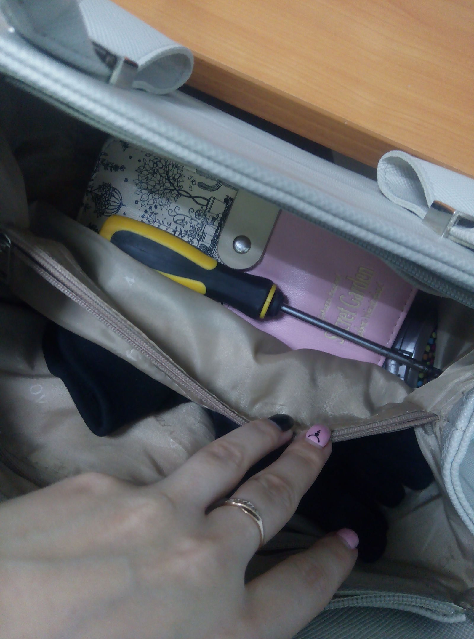 Women's bag is full of surprises) - My, Lady's bag, Tools, Suddenly