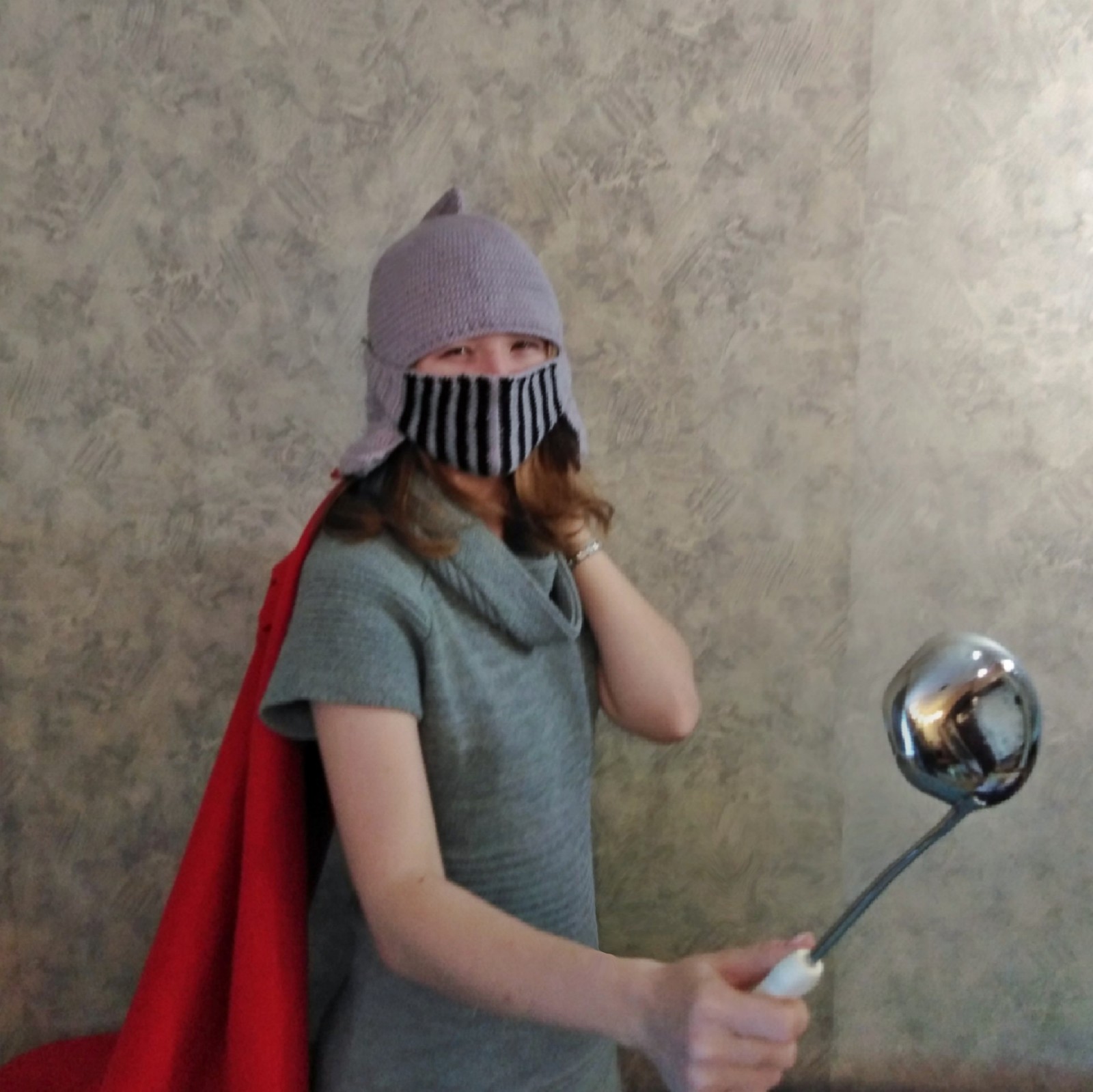 kitchen knight - My, Knitting, Crochet, Knight, Longpost, Knights