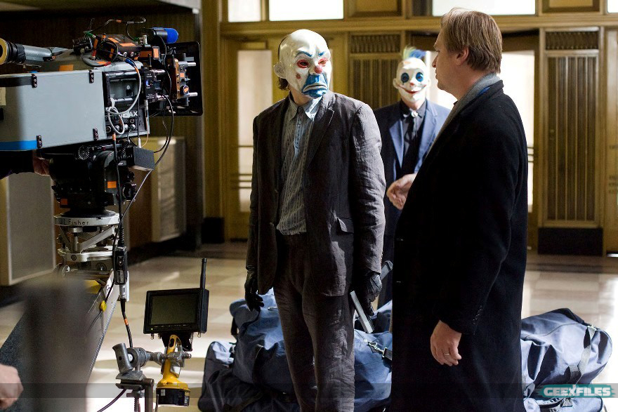 Photos from the filming of The Dark Knight 2008 - The photo, Movies, The Dark Knight, Christopher Nolan, Heath Ledger, Interesting, Longpost, Christian Bale