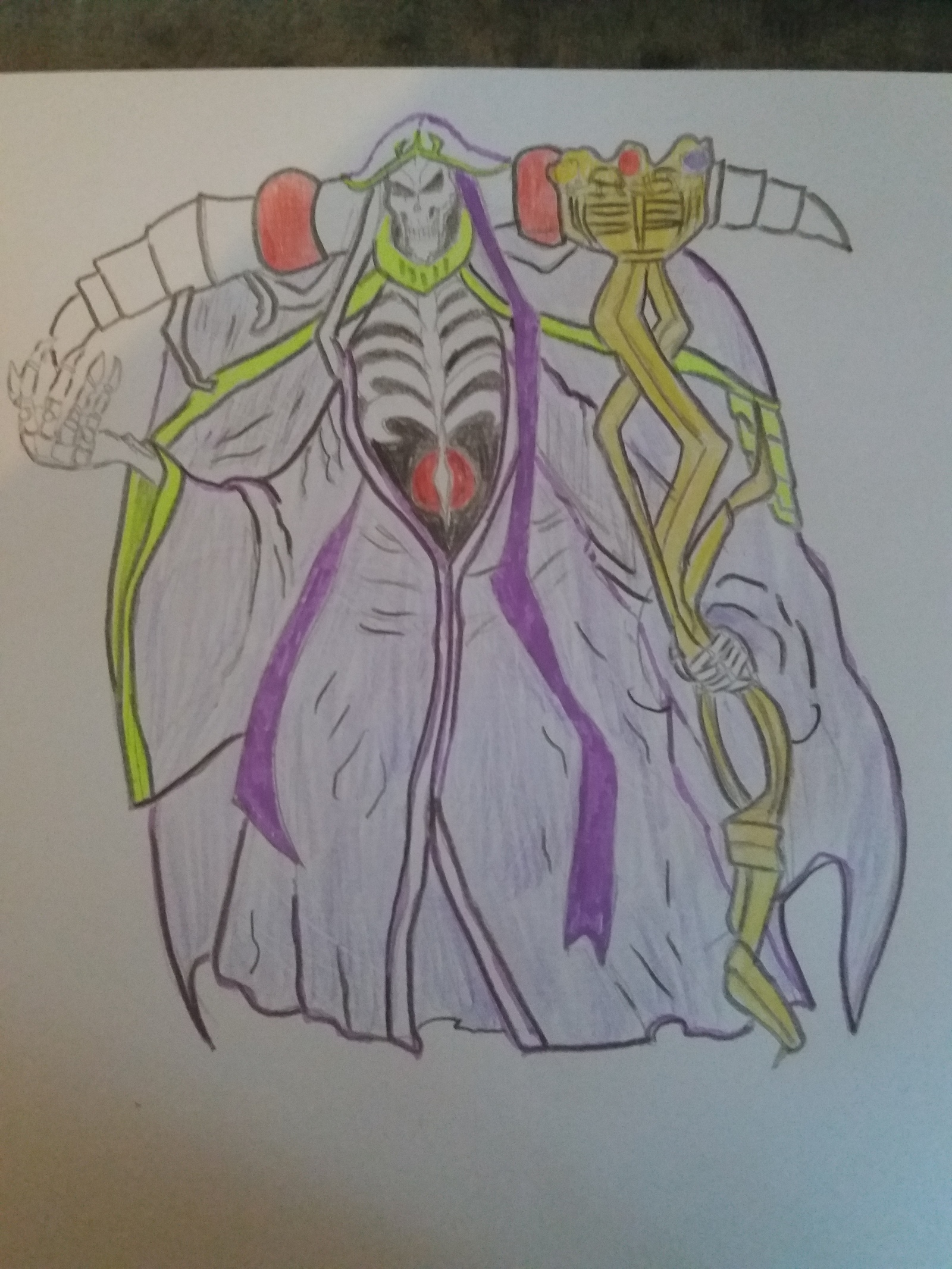 Do not judge strictly - My, Overlord, Albedo, Ainz ooal gown, Longpost