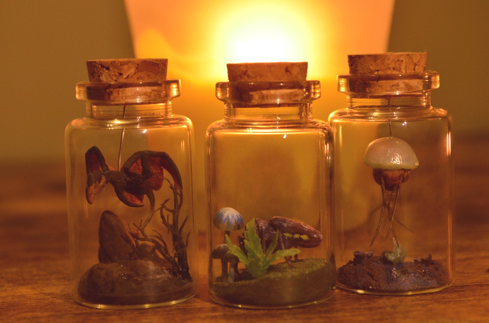 Miniatures in jars based on The Elder Scrolls 3: Morrowind - My, Miniature, The Elder Scrolls III: Morrowind, Craft, Rock Riders, Netch, The elder scrolls, Longpost