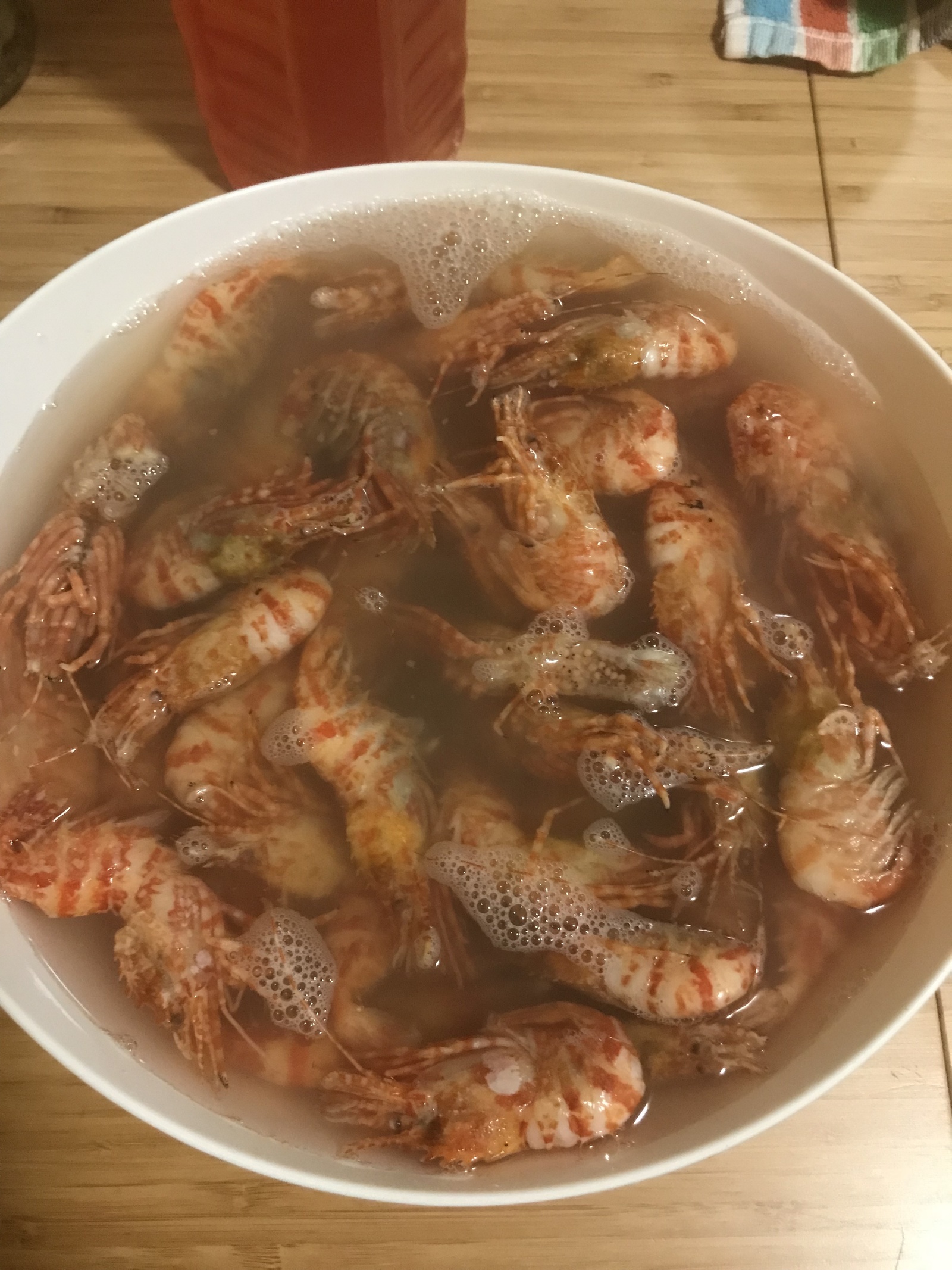 How NOT to cook shrimp. - My, Preparation, Shrimps, Kitchen, Cooking, Longpost, Recipe, Food