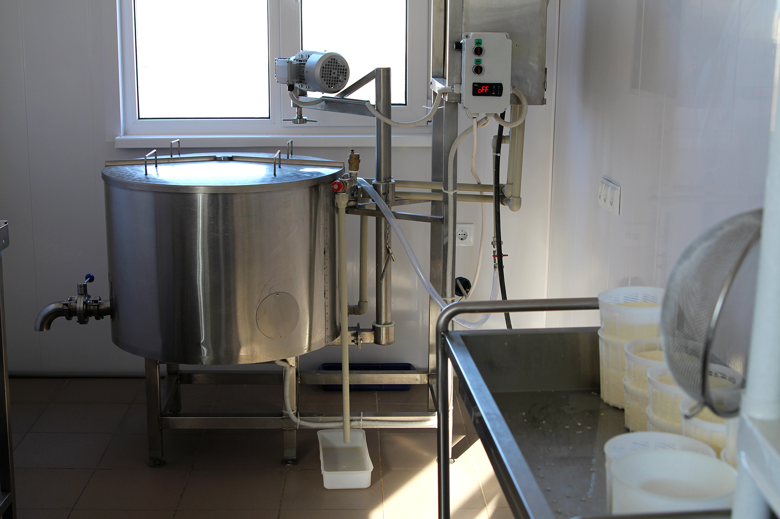 From a saucepan to a cheese factory. - My, Cheese, Cheese making, Craft, Longpost, Food, Equipment