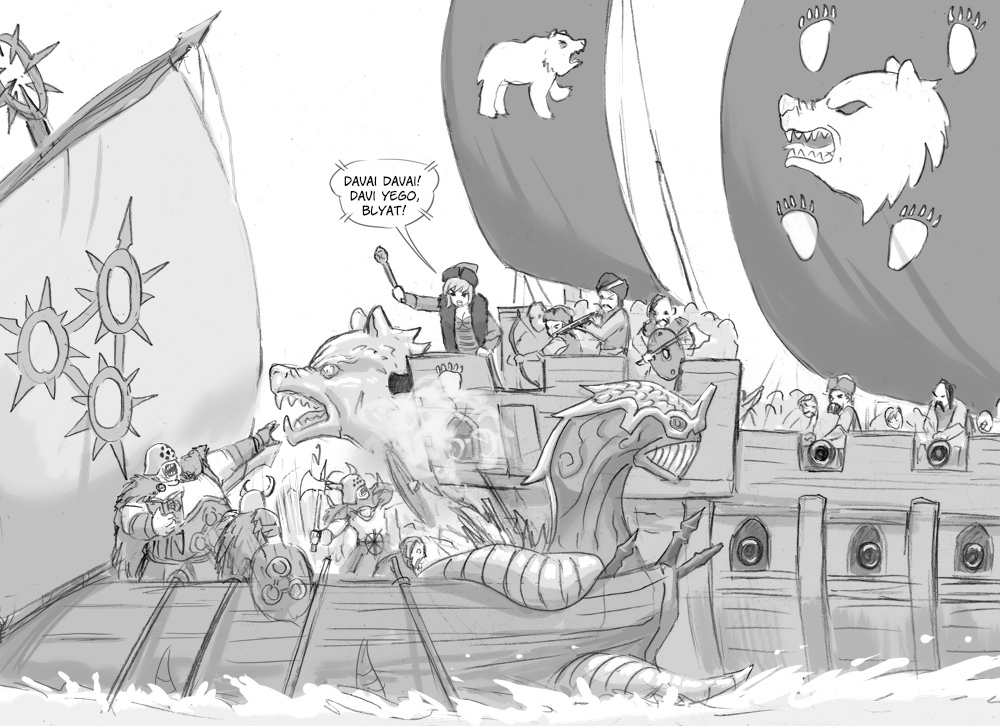 Warhammer naval - Warhammer, Naval, Fleet, Wh humor, Flick-the-thief