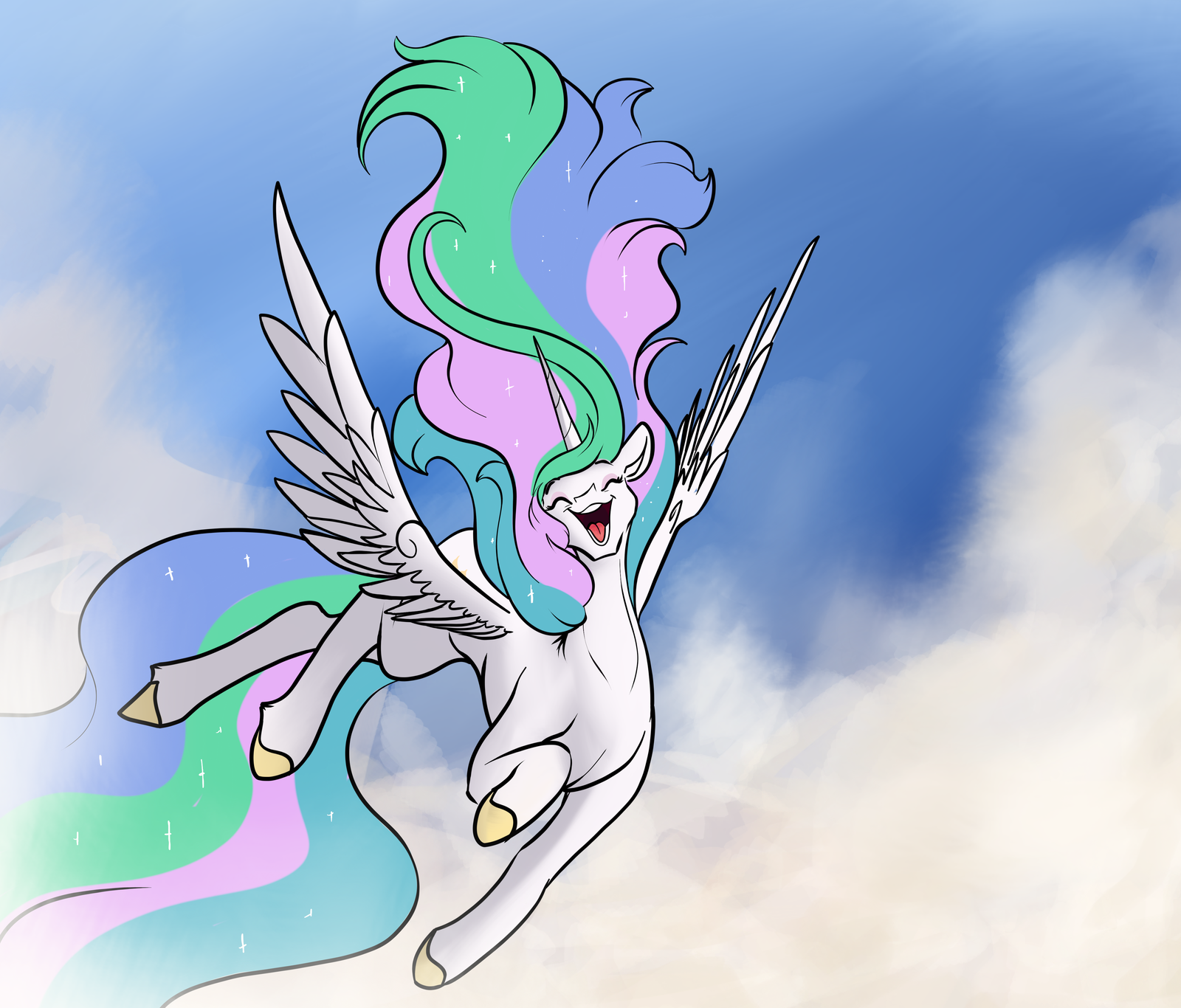 ААААААААААААААААААААААААААААААААААААААААААААААААА - Princess Celestia, My Little Pony, Greyscaleart