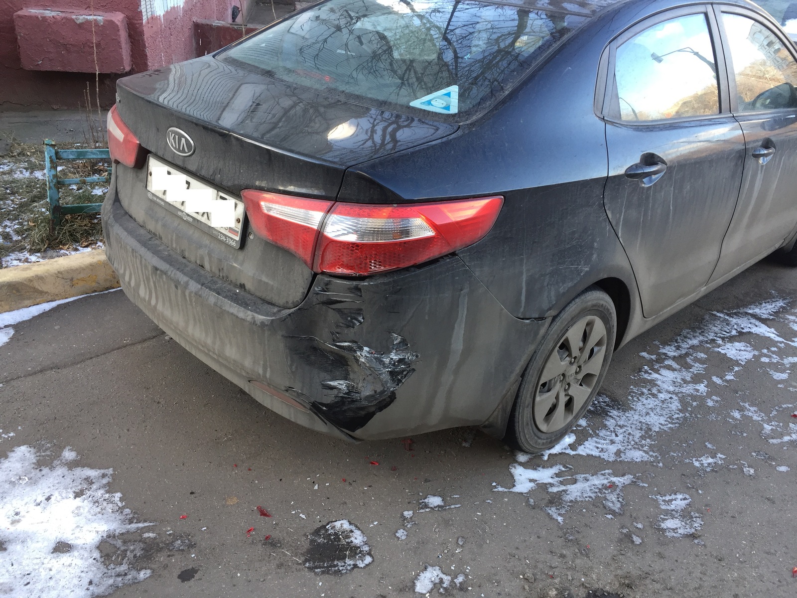 HELP! Crashed into my parked car (without OSAGO). - Road accident, Car lawyer, OSAGO, Traffic police, Legal aid, No rating