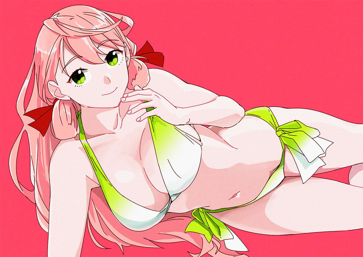 Akashi (Artist: Ojipon) - Kantai collection, Anime, Anime art, Akashi, Swimsuit