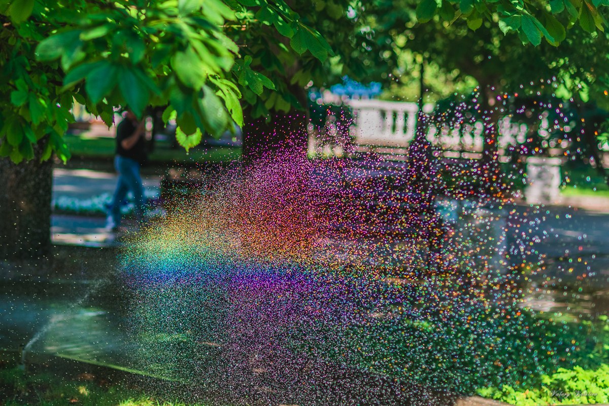 Hand rainbow! - Rainbow, beauty, Multicolor, Nature, Light, The photo