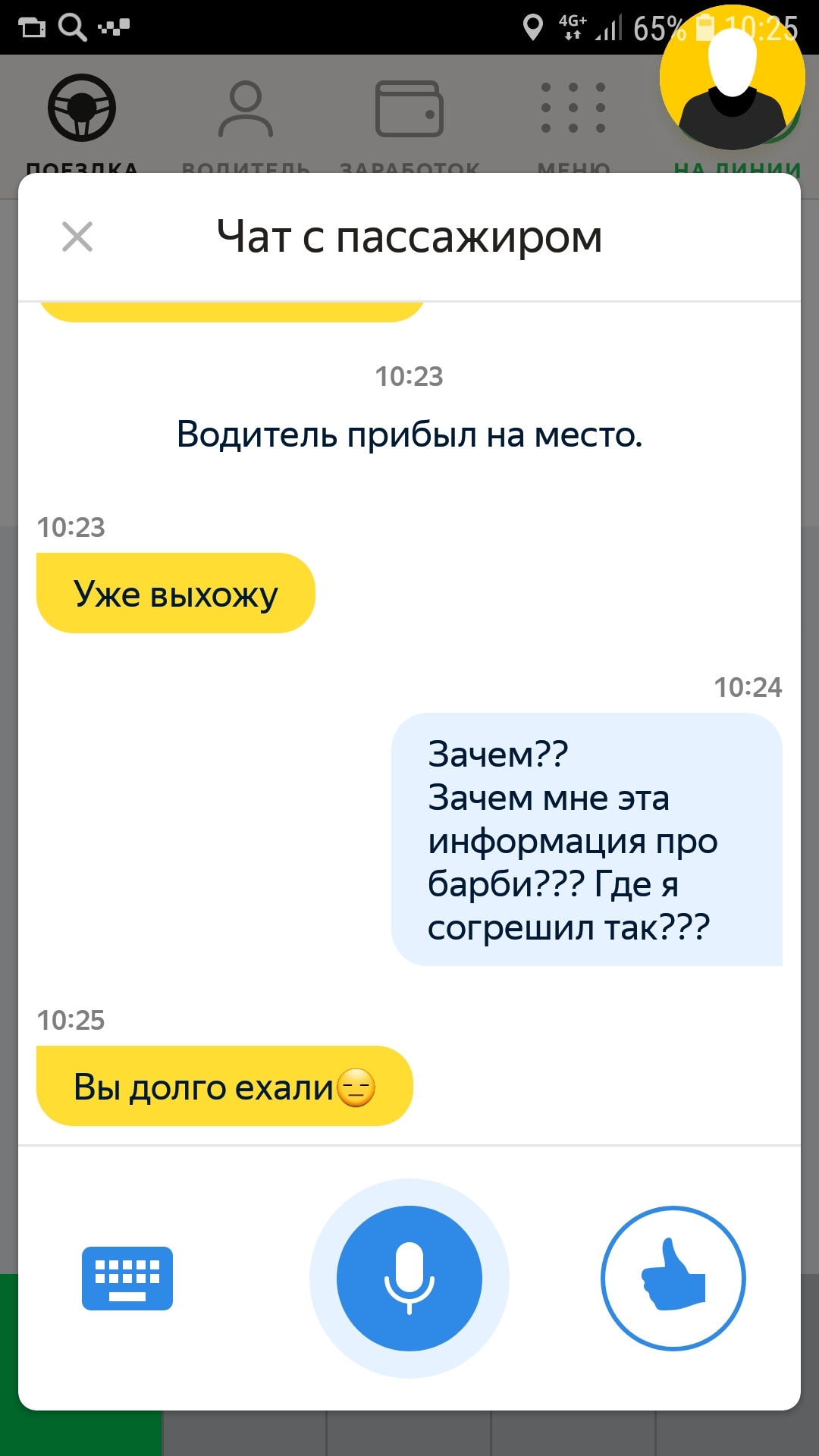 Яндекс чат. - Моё, Такси, Реальная история из жизни, Помощь, Внимание, Барби, Собака, Роды, Реклама, Длиннопост