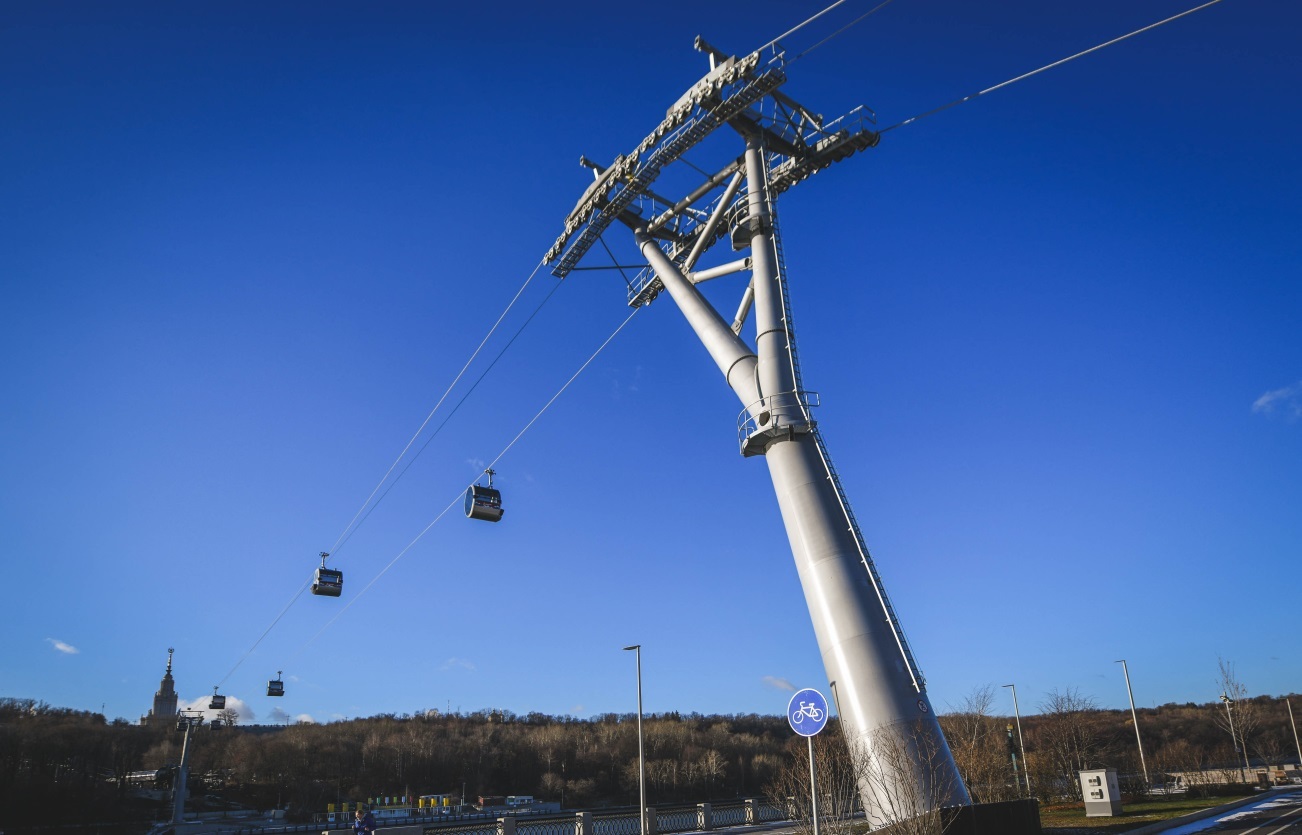 The cable car was opened in Moscow. The first month is free! - Moscow, Cable car, Is free, Longpost