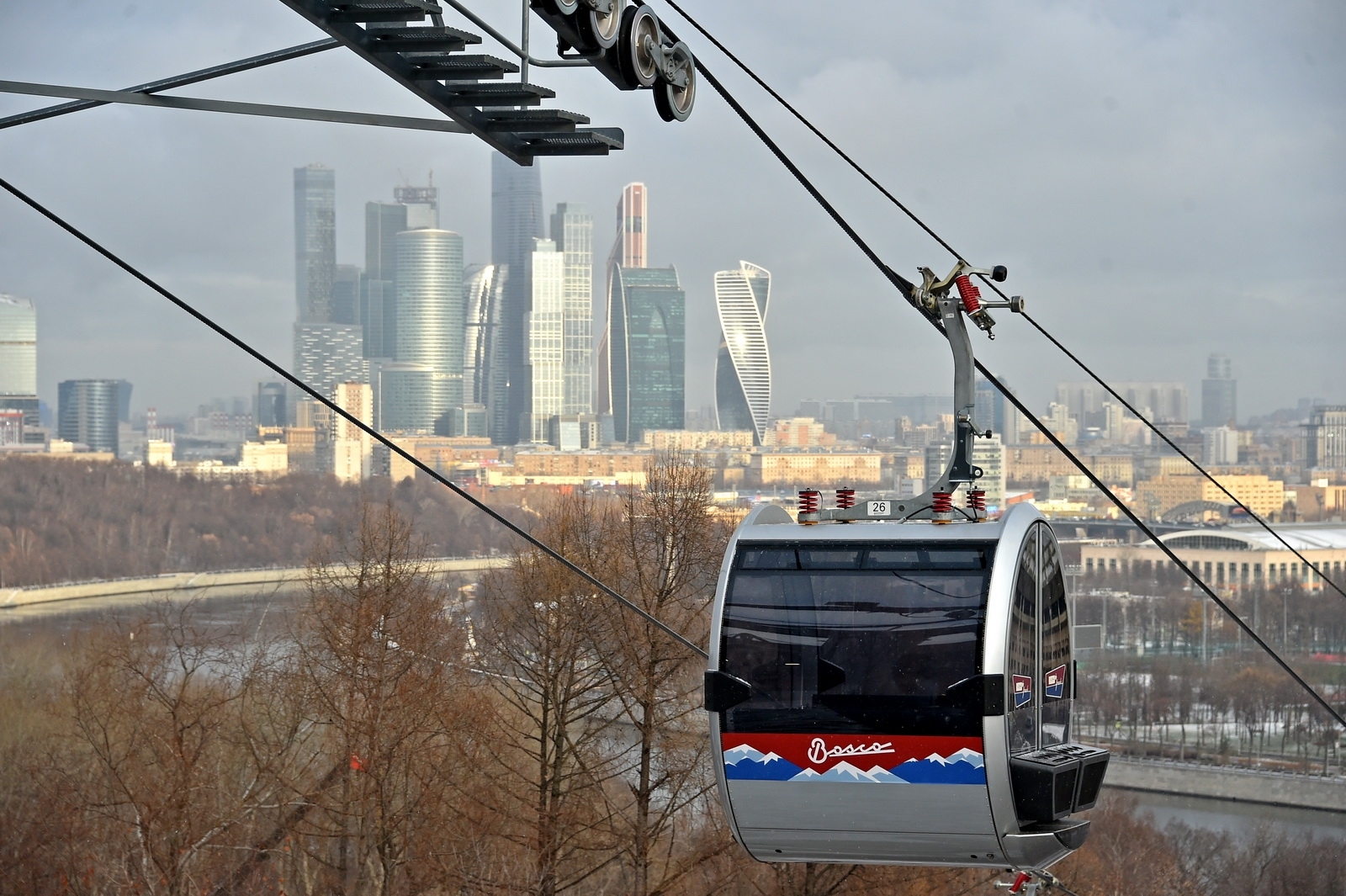 The cable car everyone has been waiting for! Ride for free until December 24th! - news, Moscow, Cable car, Freebie, The photo, Luzhniki