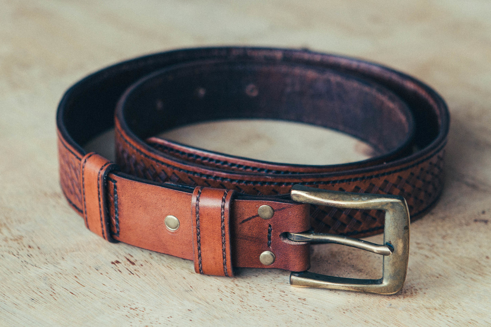 Stop-hundredth belt - My, With your own hands, Belt, Leather, Handmade, Longpost