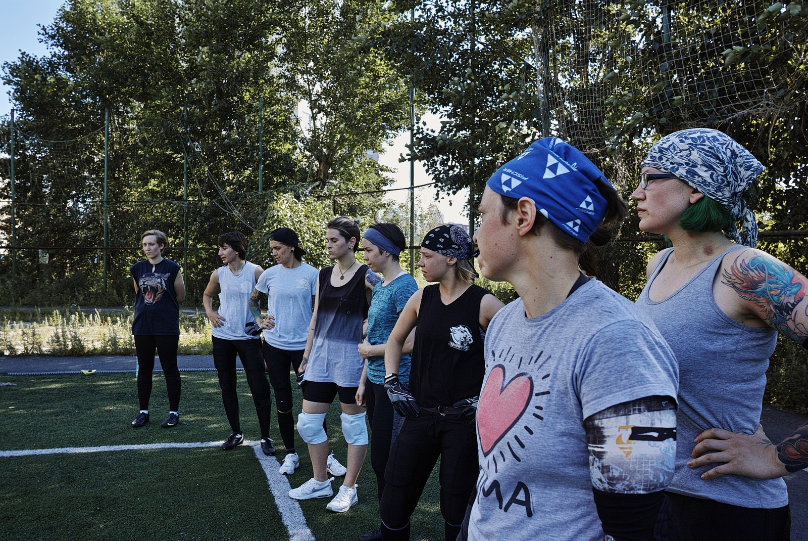 American football open training in Yekaterinburg - My, American football, Women's American Football, Yekaterinburg, Sport, Longpost