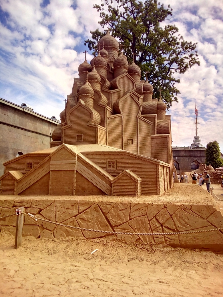 Sand sculpture Kizhi - Kizhi, The photo, Sculpture, Sand