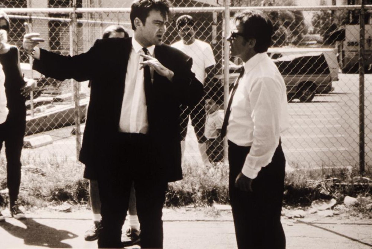 Photos from the filming of Reservoir Dogs 1991 - Quentin Tarantino, Mad Dogs, Movies, Celebrities, Interesting, Longpost, , Photos from filming