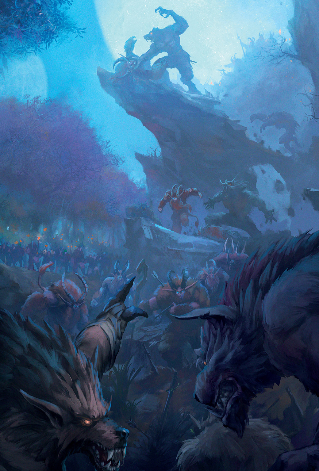 Briefly about worgen. From wild mobs to playable races - My, Longpost, Bayun's Behavior, World of warcraft, Worgen, Raymond Swanland, Peter Lee, Peetcooper, Glennraneart