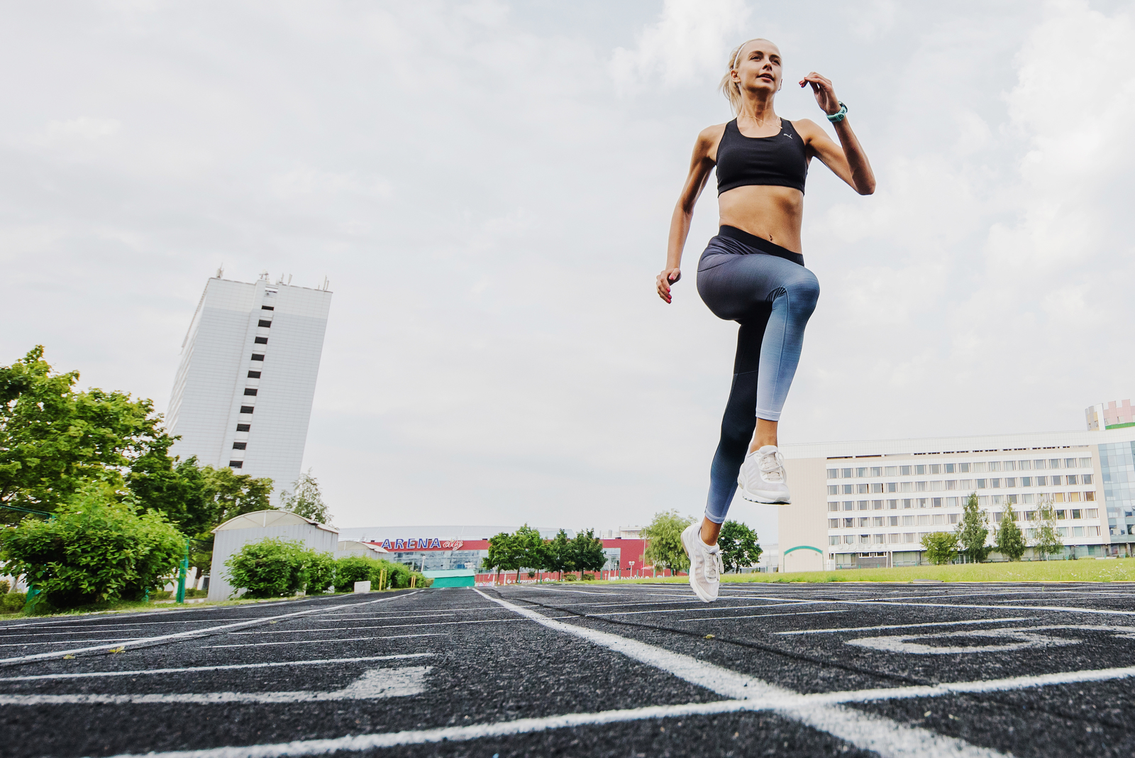 Portrait - My, Portrait, Beautiful girl, Sport, Run