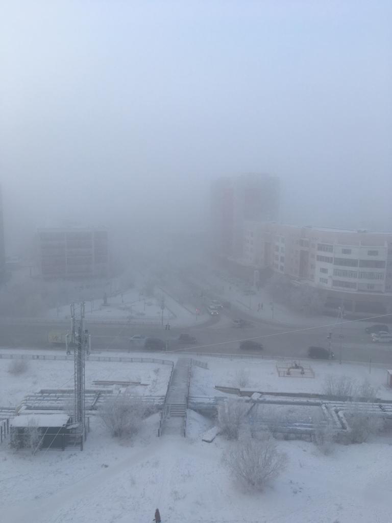 December 1, 2018 in Yakutsk - My, , Winter, December, Video, Longpost