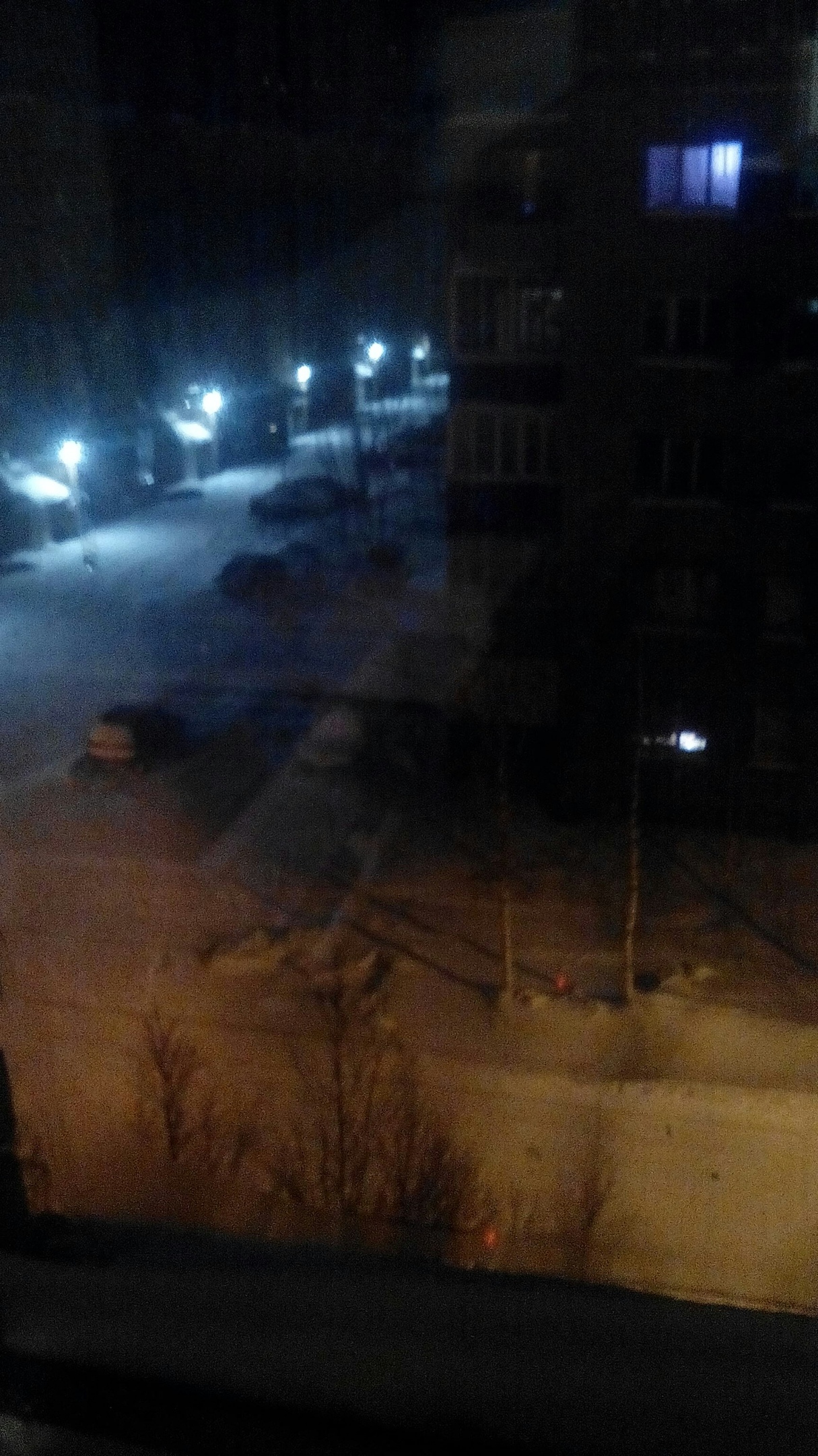 2 p.m., already dark. Inta - My, North, Day, Night, polar night