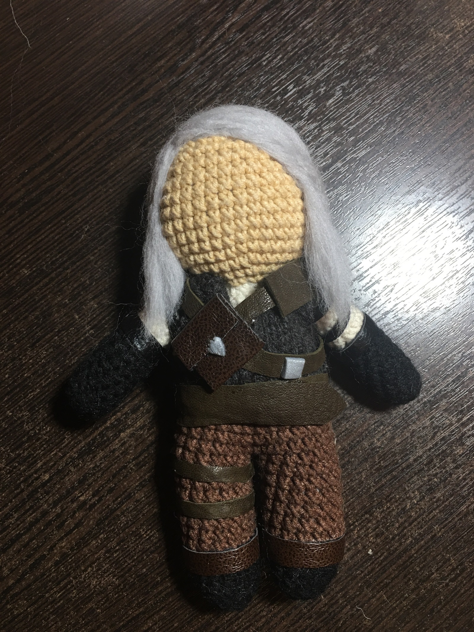 Birth of Geralt of Rivia - My, Witcher, Geralt of Rivia, The Witcher 3: Wild Hunt, Amigurumi, Longpost, Needlework