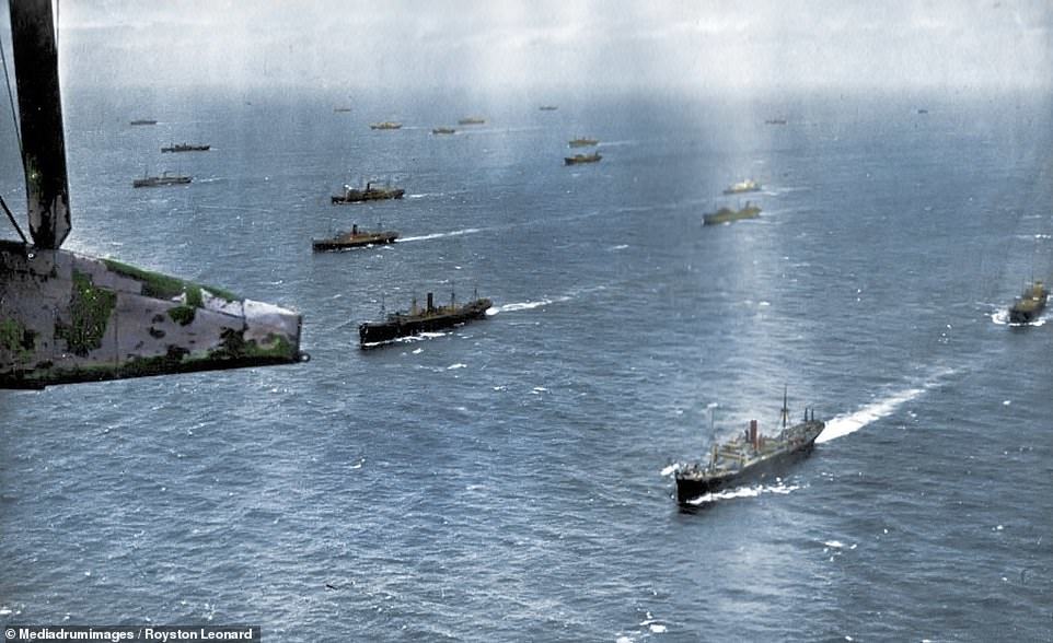 Arctic convoys in color - History in color, Arctic convoys, the USSR, Great Britain, Lend-Lease, The Second World War, Longpost