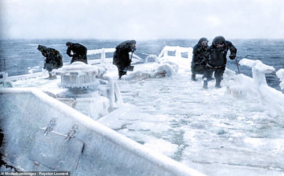 Arctic convoys in color - History in color, Arctic convoys, the USSR, Great Britain, Lend-Lease, The Second World War, Longpost