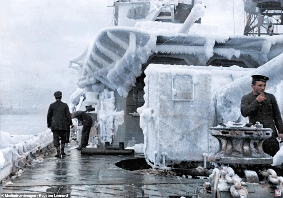 Arctic convoys in color - History in color, Arctic convoys, the USSR, Great Britain, Lend-Lease, The Second World War, Longpost