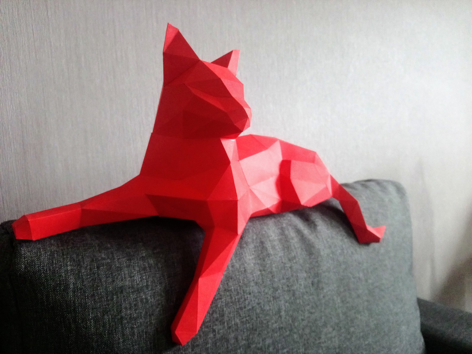 Meet Zhorik! - My, Papercraft, cat, Paper