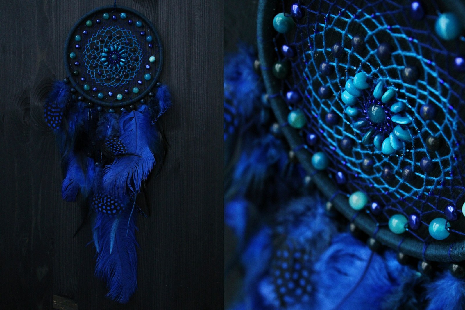 Ocean Symphony - My, Needlework, Needlework without process, With your own hands, Dreamcatcher, Handmade, Longpost