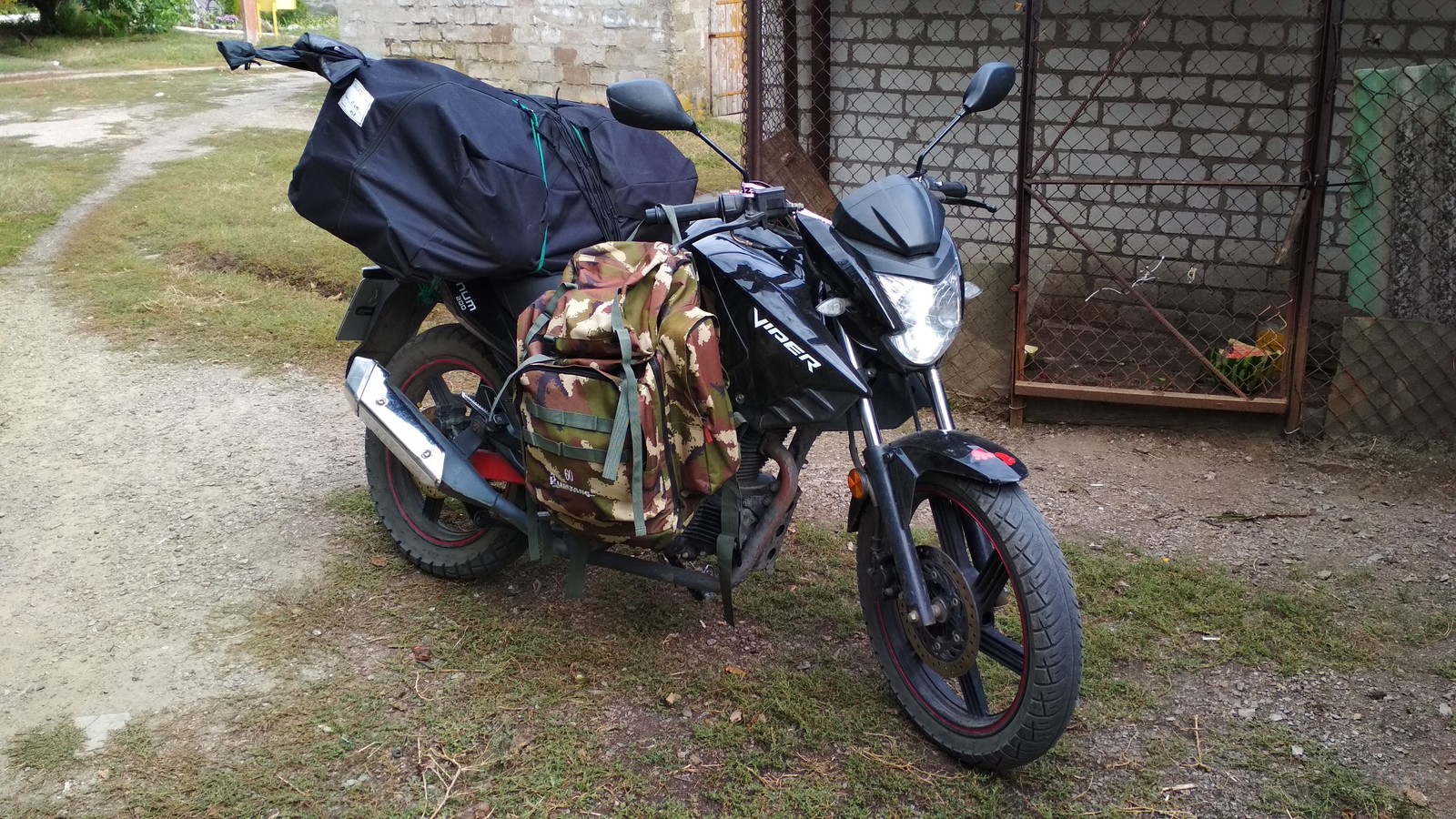 There is a purpose and there will be consequences. - My, Motorcycles, Inflatable boat, Fishing, Pike, Longpost, Moto